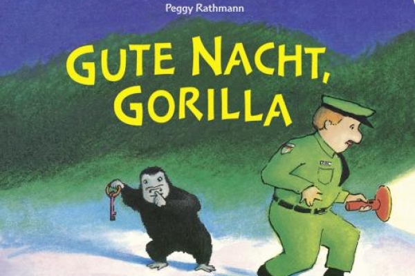Peggy Rathmann: Gute Nacht, Gorilla | Frankfurt: Moritz 2006, 32 S. | ISBN 978-3-89565-177-9 | ab 3 Jahren